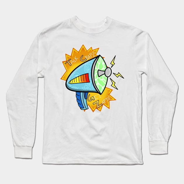 Zapper Long Sleeve T-Shirt by KyleNaasArt